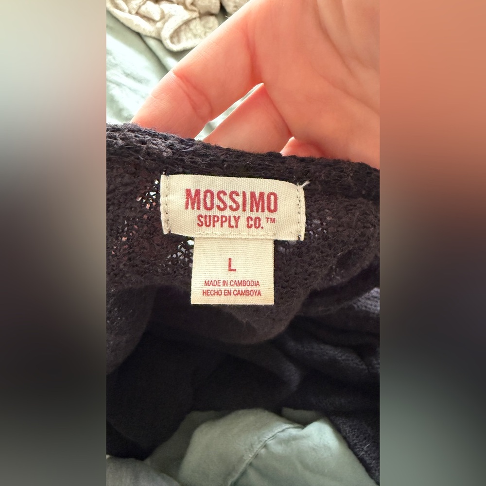 Mossimo Supply Co. Black Open-Knit Cardigan - Picture 4 of 4